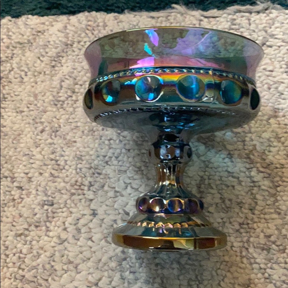 Carnival Glass Candy Dish